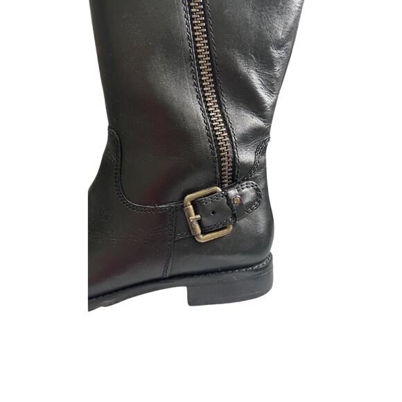 Corso Como "RIVET" Womens Riding‎ Boot Black Sz 8M - Picture 3 of 8